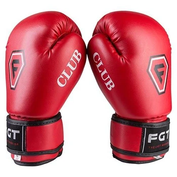 Боксерські рукавички дитячі CLUB FGT, Flex, 6oz, червоний. (FCLUB-61)
