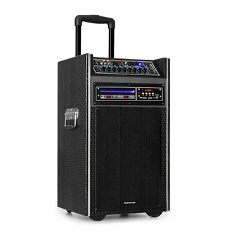 Портативная колонка Auna DisGo Box DVD 300w Акустическая система Bluetooth Акустика для гитары и микрофонов Мощная акустическая система