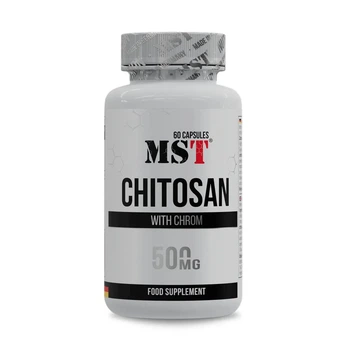 Хітозан і хром Chitosan With Chrom 500 мг MST, 60 капсул