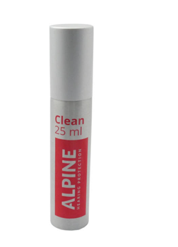 Alpine Clean 25 мл – спрей для очистки и дезинфекции беруш, средство по уходу за средствами защиты слуха