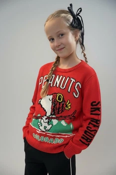Светр Peanuts 134-140 см Червоний