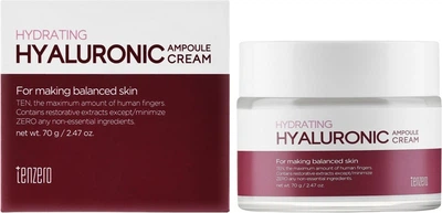 Увлажняющий крем для лица Tenzero Hydrating Hyaluronic Ampoule 2X Cream 70 г (8809628885141)