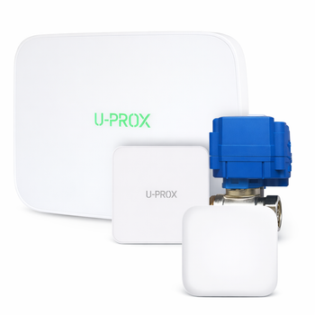 Беспроводной комплект предотвращения затопления U-Prox DN15 1/2" IP67 Wi-Fi Белый
