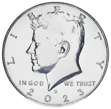 Монета США 50 центов 2023 UNC D Джон Кеннеди
