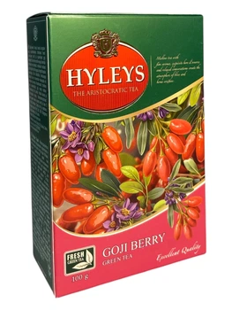 Чай Hyleys Зелений суцільнолистовий з Ягодами Годжі (60917)