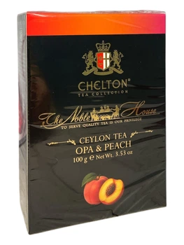 Чай Chelton Благородный Дом Peach OPA чорний з персиком 100 г (60951)
