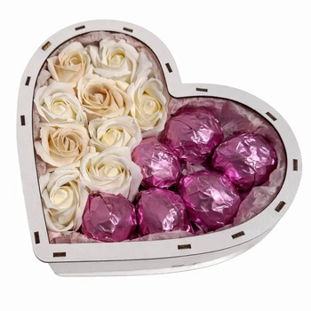 Цукерки дубайські LUX CHOCO в дерев'яній коробці