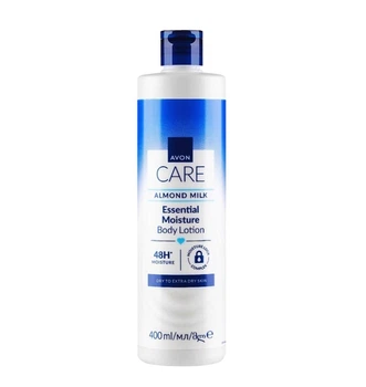 Увлажняющий лосьон для тела Avon Care Almond Milk Essential Mouisture Body Lotion 48H Moisture с глицерином, миндальным молочком и витамином Е 400 мл