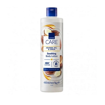Лосьйон для тіла Avon Care Jojoba Oil & Shea Soothing Body Lotion 48H Moisture з з оліями жожоба і ши 400 мл