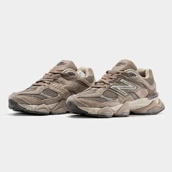 Кросівки жіночі 9060 Beige Brown Dirty натуральна замша текстиль 38р коричневий