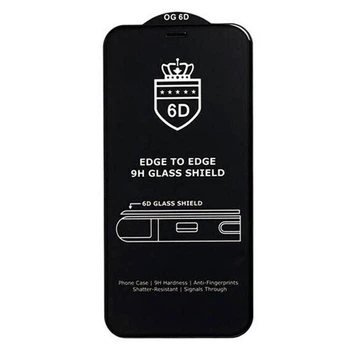Защитное стекло Xiaomi Redmi Note 12S, Glass Crown, 6D, Черный - 370956