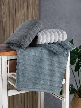 Набор полотенец Cestepe MicroCotton Delux Premium - Ezgi-9 70*140 (3 шт)