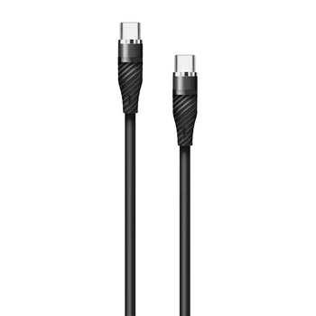 Кабель USB WALKER C735 Type-C to Type-C 65W Black