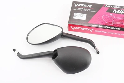 Зеркала К-КТ для мотоцикла Viper V150A, черные, резьба M10, артикул 508064
