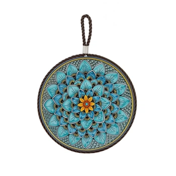 Набір керамічних підставок під гаряче "Mandala" Azure