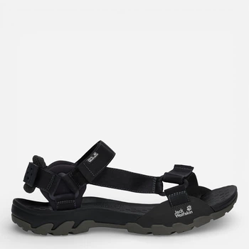 Мужские сандалии Jack Wolfskin Ridge Sandal M A65589-6000 43 (9UK) 27.2 см Черные (4064886670180)
