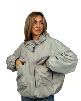 Женская весенняя молодежная куртка UF-Fashion 001-RF 44-46 бежевый