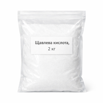 Щавлева кислота 2 кг (оксалатна кислота, C₂H₂O₄), технічна