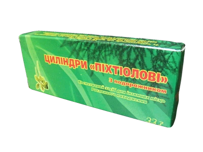 Свічки пихтиоловые з подорожником 10 шт / фитомаг /