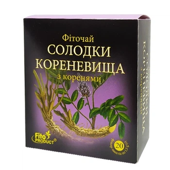 FitoPRODUCT Фіточай №48 Солодки кореневища з корінням 1,5г 20 пак
