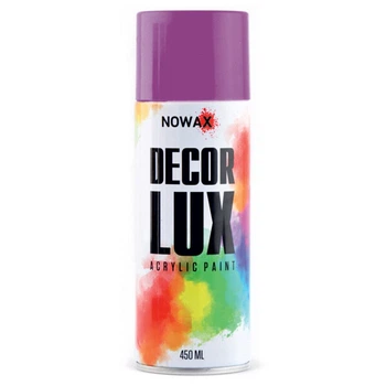 Фарба-спрей NOWAX акрилова фіолетова (ERQI VIOLET) 450ml (3056692)