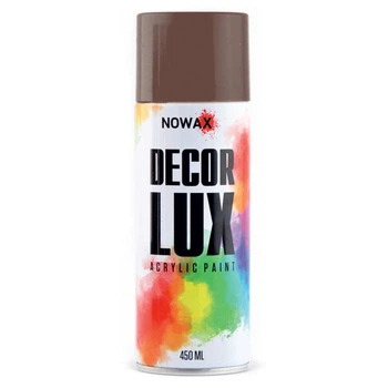 Фарба-спрей NOWAX акрилова світло коричнева (LIGHT BROWN) 450ml (3056694)