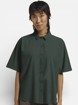 Рубашка женская Jack Wolfskin Sierra Quest Ss Shirt W A63878-E0271 S Зеленая (4064886696838)