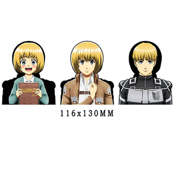 Голографическая наклейка Атака Титанов Армин Арлерт Attack on Titan Armin Arlert 11 х 13 см