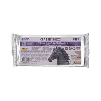 Глина самозастывающая ZiBi Classic 500 г серая (ZB.6293)