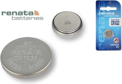 Батарейка RENATA CR1632 Lithium (3V) Swiss Made