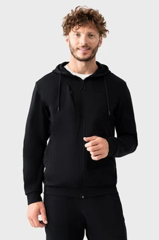 Кофта AVECS чорна з трикотажу Double Face 50587/1 4XL