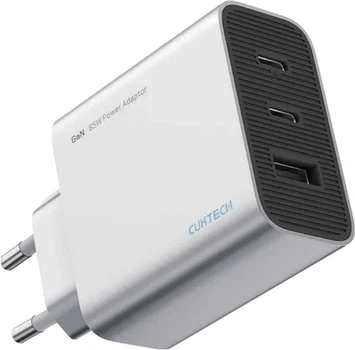 Ładowarka Xiaomi Cuktech 2C1A AD653CEU 65 W GaN Grey (CUKAD653EUGR)