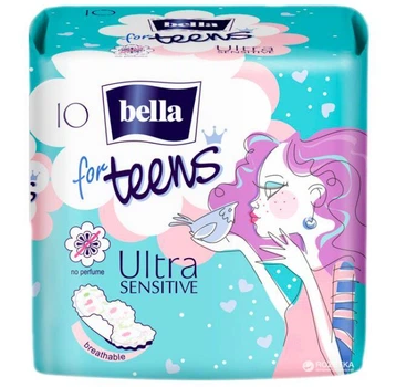 Гигиенические прокладки Bella for Teens: Ultra Sensitive 10 шт