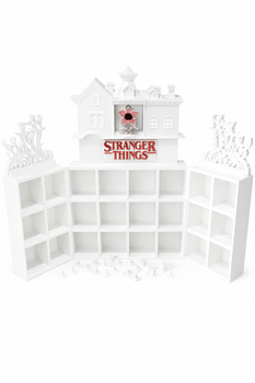 Поличка Будиночок для Фігурок Stranger Things Kinder Joy Funko Pop Stand / Display /Дім для фігурок Дивні Дива Білий
