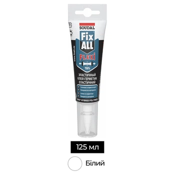 Клей-герметик SMX-полімер 125 мл білий [000020000000079200] FIX All Flexi Soudal