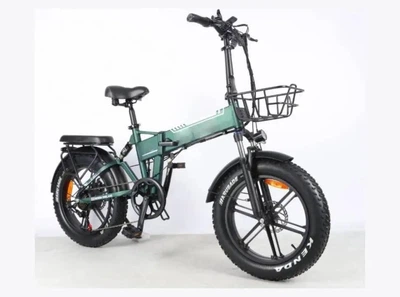 Электровелосипед Фетбайк TRIGO 20 дюймов (1200W, 48V,24Ah) Бирюзовый