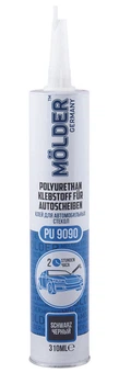 Клей для автомобільного скла Molder Polyuretan Klebstoff Fur Autoscheiben чорний 310мл
