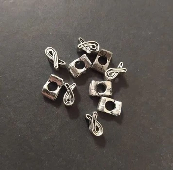 Фурнитура вставка бусина Pandora 6×7×11 мм цвет серебро фас. 20 г ±10 шт, ida40813