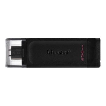 Флешка Kingston DataTraveler 70 256 ГБ USB + Type-C чорна