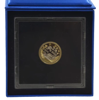 Монета Япония 500 йен 2009 Биметалл Proof Префектуры - Ибараки в сувенирной упаковке
