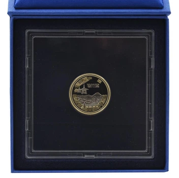Монета Япония 500 йен 2014 Биметалл Proof Префектуры - Кагава в сувенирной упаковке