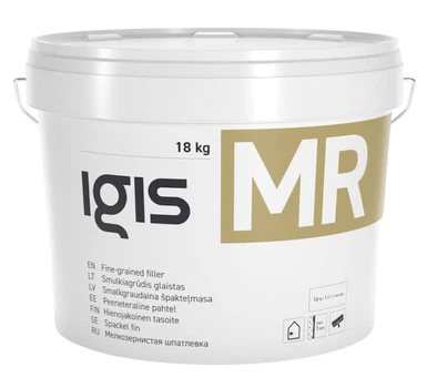 Szpachlówka Igis MR drobnoziarnista gotowa 18 kg Biała (4771341013801)