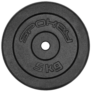 Вагова пластина Spokey 944481 Sinis чавунна 5 кг (5905339444844)