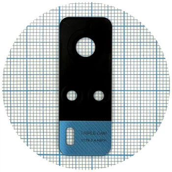 Стекло на камеру Vivo Y53s 5G, Голубой - 640191