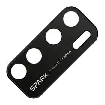 Скло на камеру Tecno Spark 5 / Spark 5 Pro, Чорний - 250237