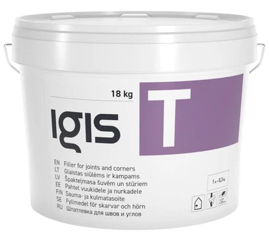 Szpachlówka Igis T do szwów pęknięć i narożników 18 kg Szara (4771341008227)