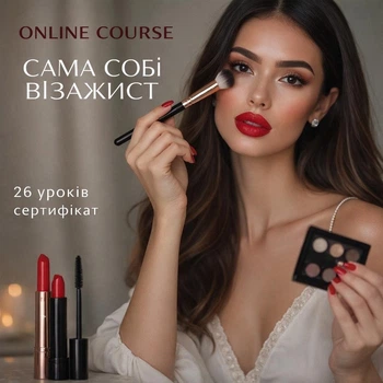 Онлайн курс «Сама собі візажист «26 уроків