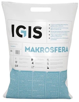 Szpachlówka Igis Makrosfera gruboziarnista 15 l Biała (4771341007527)