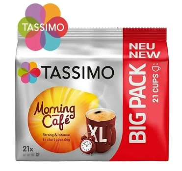 Кава в капсулах Tassimo Morning Cafe XL (Strong & Intense) 21 порція Тассімо