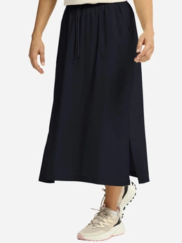 Спідниця-міді літня жіноча Jack Wolfskin Montero Skirt W A65761-C0413 L Темно-синя (4064886644730)